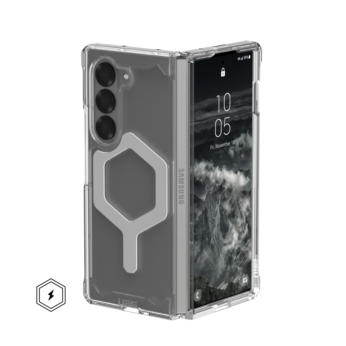 เคส UAG รุ่น Plyo Pro - Galaxy Z Fold 6 - สี Ice/Silver