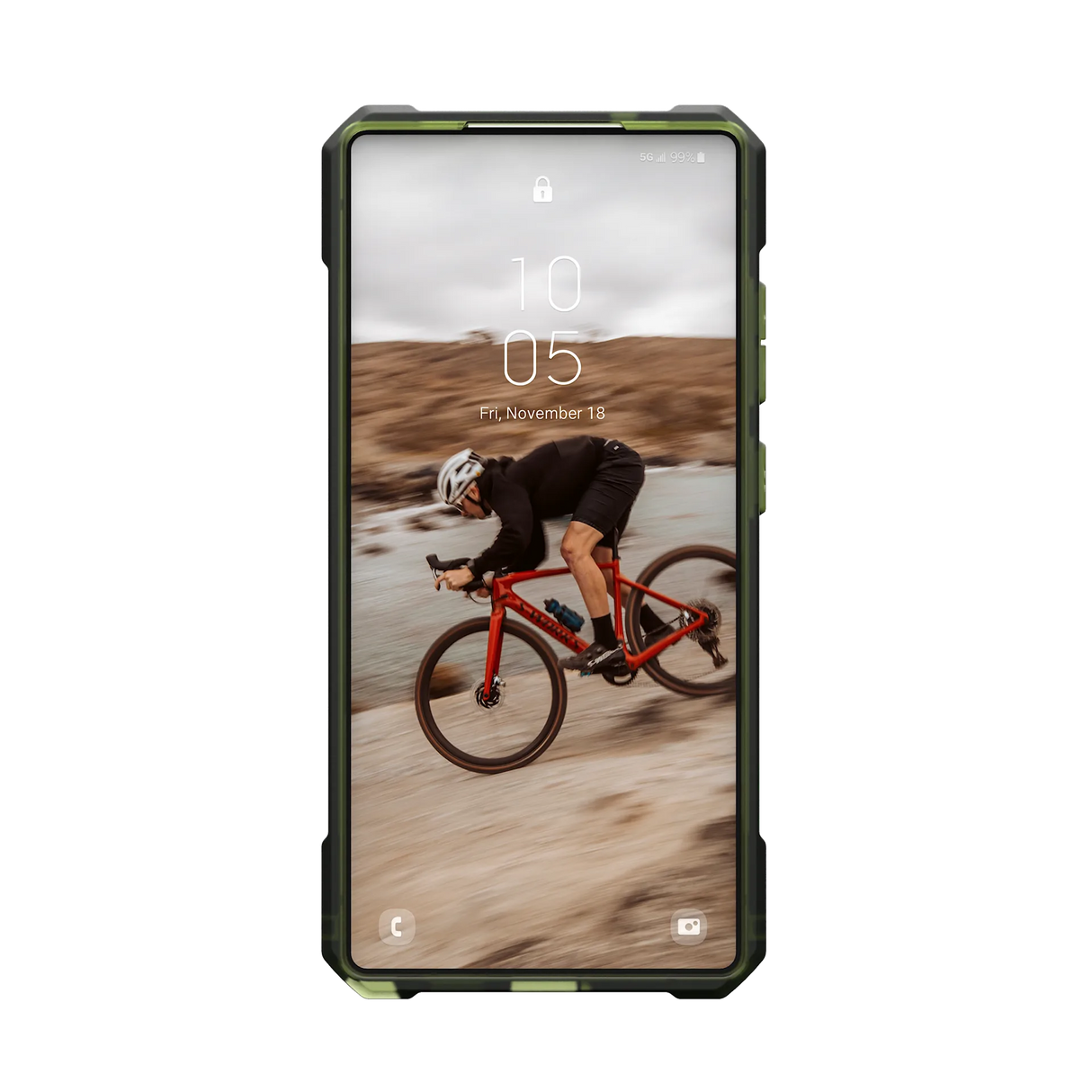 UAG รุ่น Essential Armor with Magnetic - เคส Galaxy S25 Ultra - สี Olive Drab