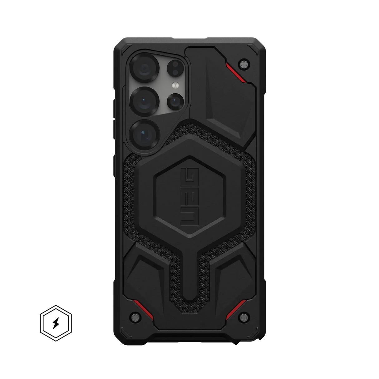 UAG รุ่น Monarch Pro - เคส Galaxy S25 Ultra - สี Kevlar Black