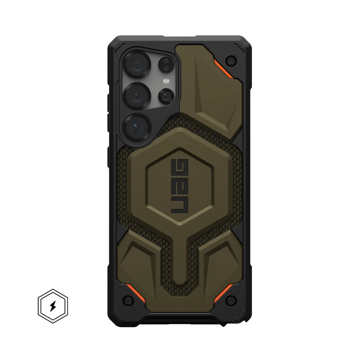 UAG รุ่น Monarch Pro - เคส Galaxy S25 Ultra - สี Kevlar Element Green