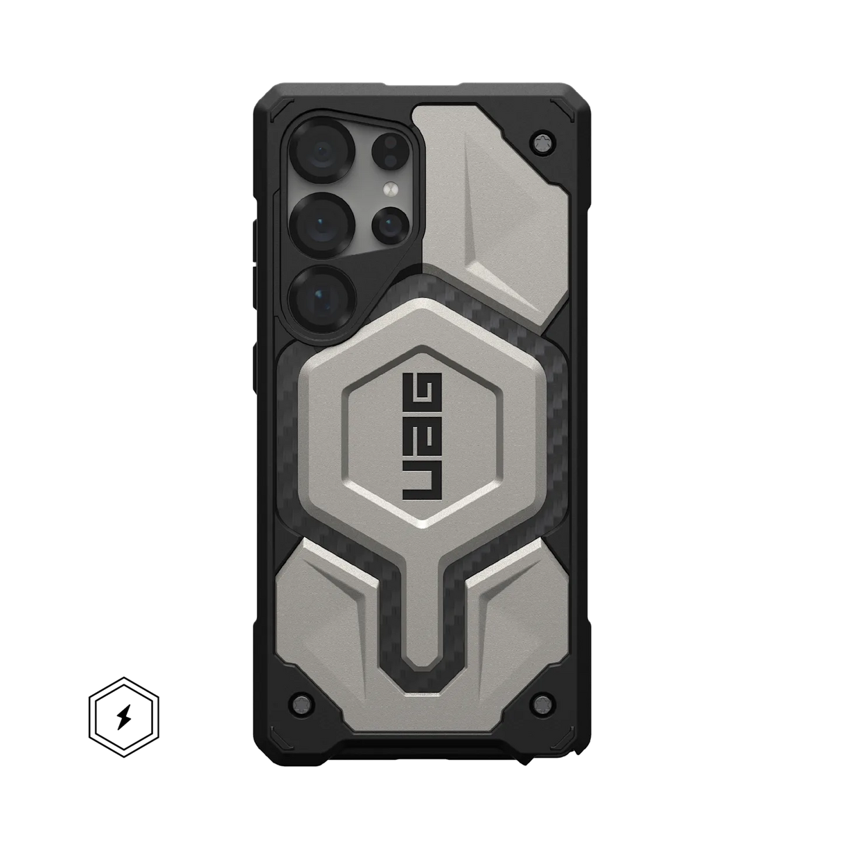 UAG รุ่น Monarch Pro - เคส Galaxy S25 Ultra - สี Titanium