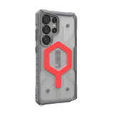 UAG รุ่น Pathfinder Clear with Magnetic Bundle - เคส Galaxy S25 Ultra - สี Active Lava/Lanyard
