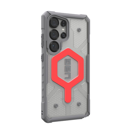 UAG รุ่น Pathfinder Clear with Magnetic Bundle - เคส Galaxy S25 Ultra - สี Active Lava/Lanyard