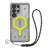 UAG รุ่น Pathfinder Clear with Magnetic Bundle - เคส Galaxy S25 Ultra - สี Active Neon/Lanyard