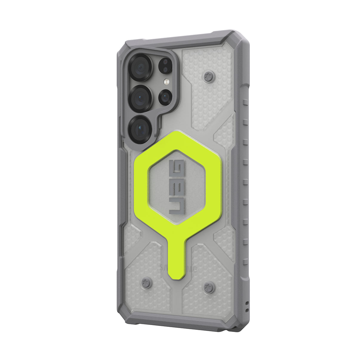 UAG รุ่น Pathfinder Clear with Magnetic Bundle - เคส Galaxy S25 Ultra - สี Active Neon/Lanyard