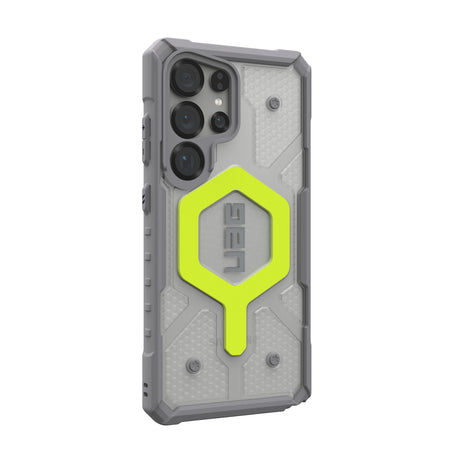 UAG รุ่น Pathfinder Clear with Magnetic Bundle - เคส Galaxy S25 Ultra - สี Active Neon/Lanyard