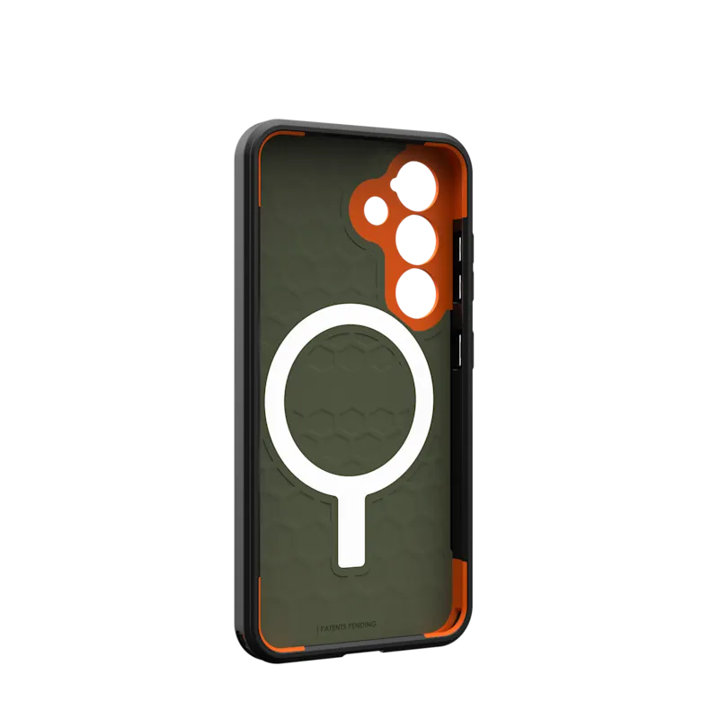 UAG รุ่น Civilian with Magnetic – เคส Galaxy S25 – สี Olive Drab/Orange