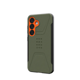 UAG รุ่น Civilian with Magnetic – เคส Galaxy S25 – สี Olive Drab/Orange