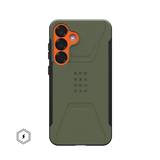 UAG รุ่น Civilian with Magnetic - เคส Galaxy S25 Plus - สี Olive Drab/Orange