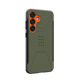 UAG รุ่น Civilian with Magnetic - เคส Galaxy S25 Plus - สี Olive Drab/Orange