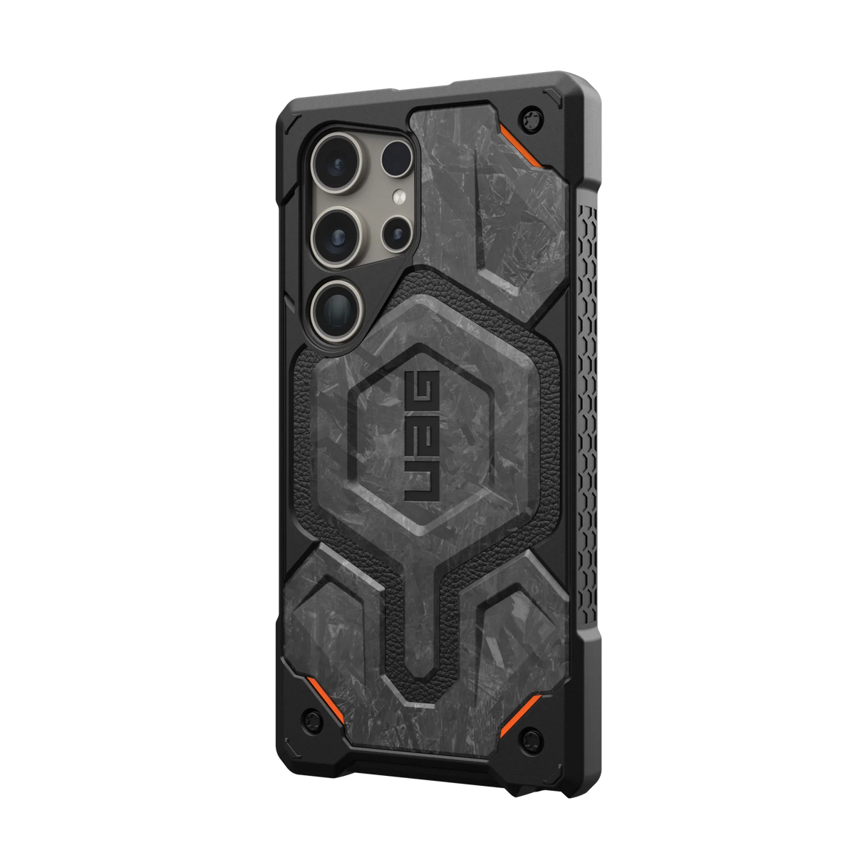 เคส UAG รุ่น Monarch Pro - Galaxy S24 Ultra - สี Forged Carbon (Limited Edition)