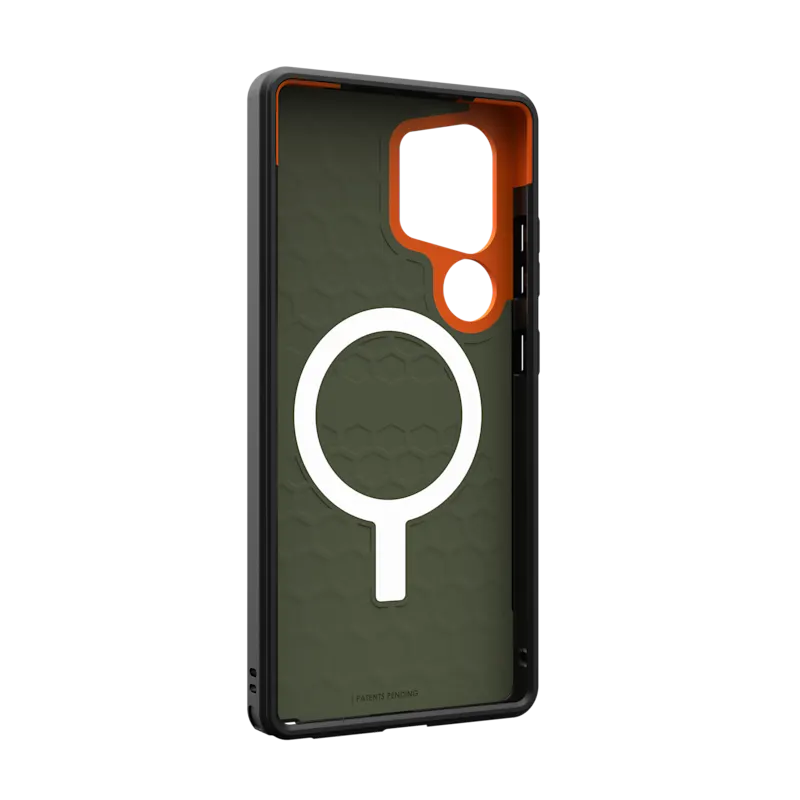 UAG รุ่น Civilian with Magnetic - เคส Galaxy S25 Ultra - สี Olive Drab/Orange