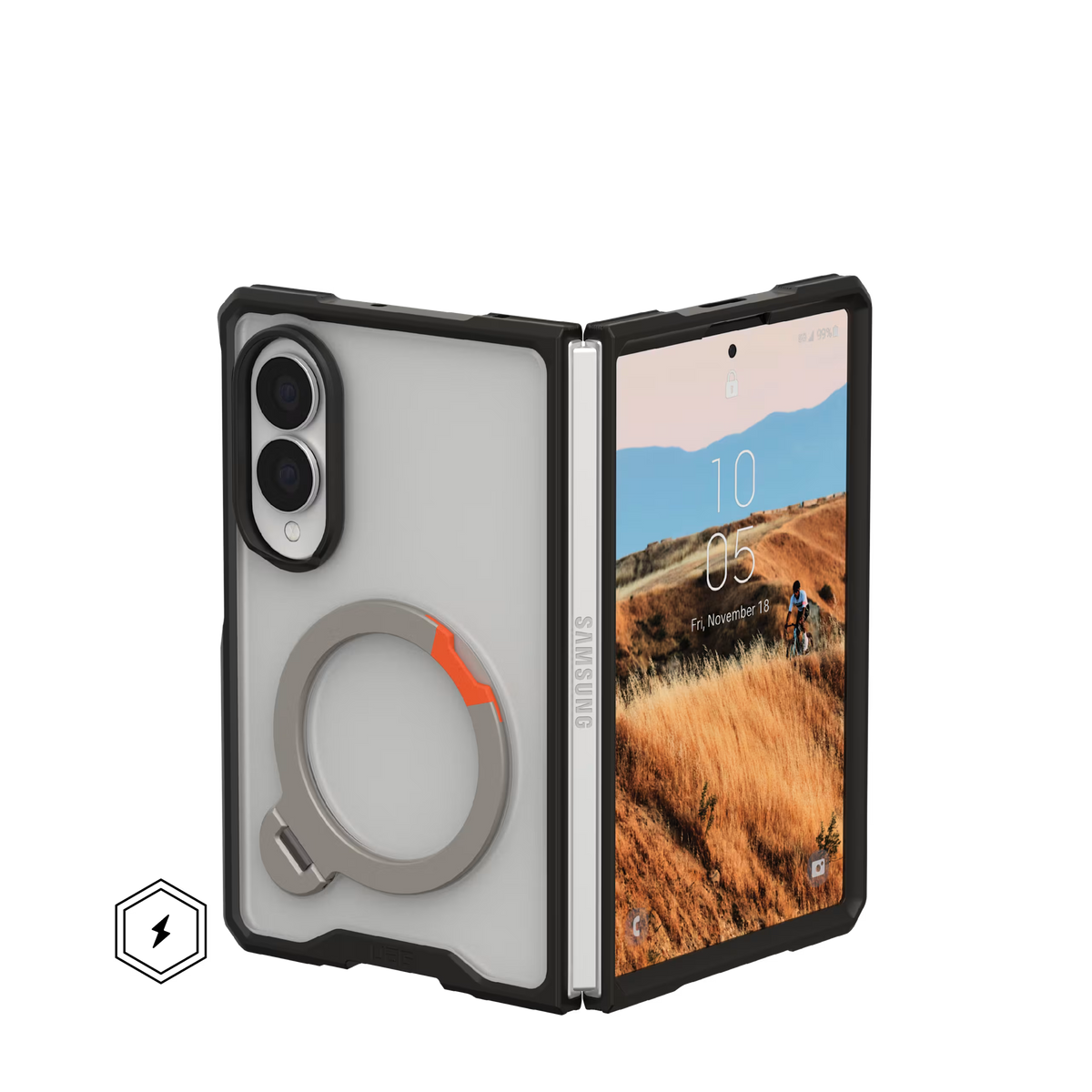 UAG รุ่น Mouve XTE (Magnetic) - เคส Galaxy Z Fold 8 - สี Ice