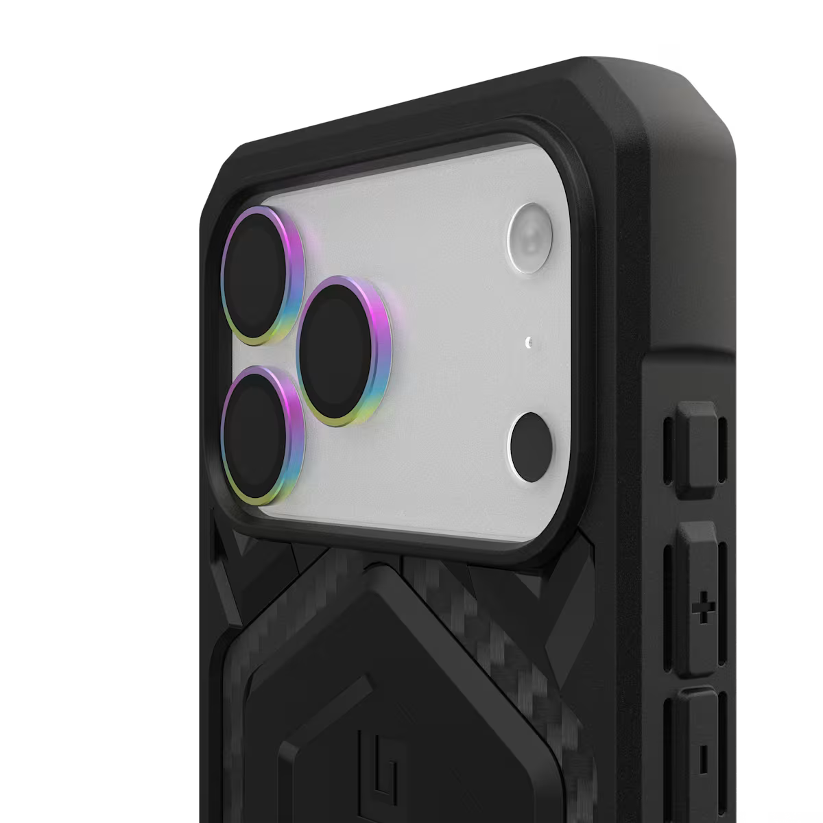UAG รุ่น Lens Shield - กระจกเลน์กล้อง iPhone 17 Pro/ 17 Pro Max - สี flamed-titanium