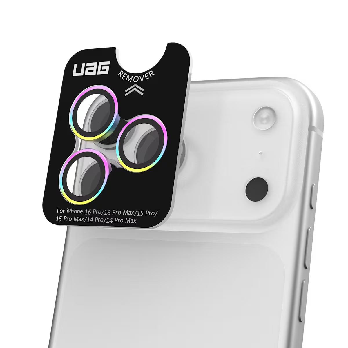UAG รุ่น Lens Shield - กระจกเลน์กล้อง iPhone 17 Pro/ 17 Pro Max - สี flamed-titanium