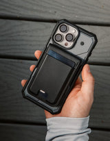 UAG รุ่น Metropolis Wallet - ที่เก็บบัตรติดหลังมือถือ - สี Black