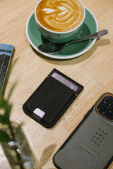 UAG รุ่น Metropolis Wallet - ที่เก็บบัตรติดหลังมือถือ - สี Kevlar Black