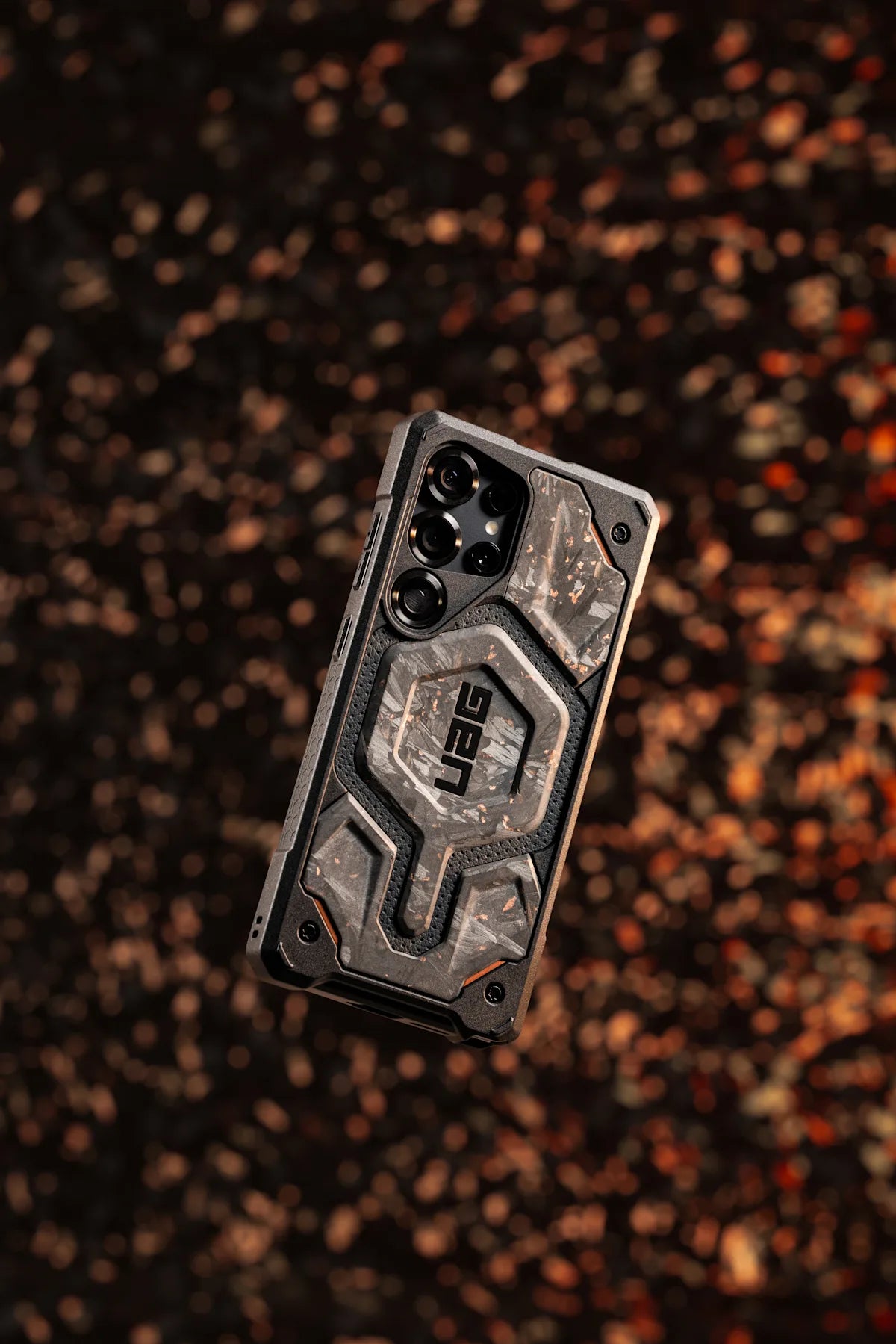 UAG รุ่น Monarch Pro - เคส Galaxy S25 Ultra - สี Forged Carbon Fiber with Copper (Limited Edition)