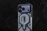 UAG รุ่น Pathfinder Clear (Magsafe) - เคส iPhone 17 Pro Max - สี Blues/Lanyard