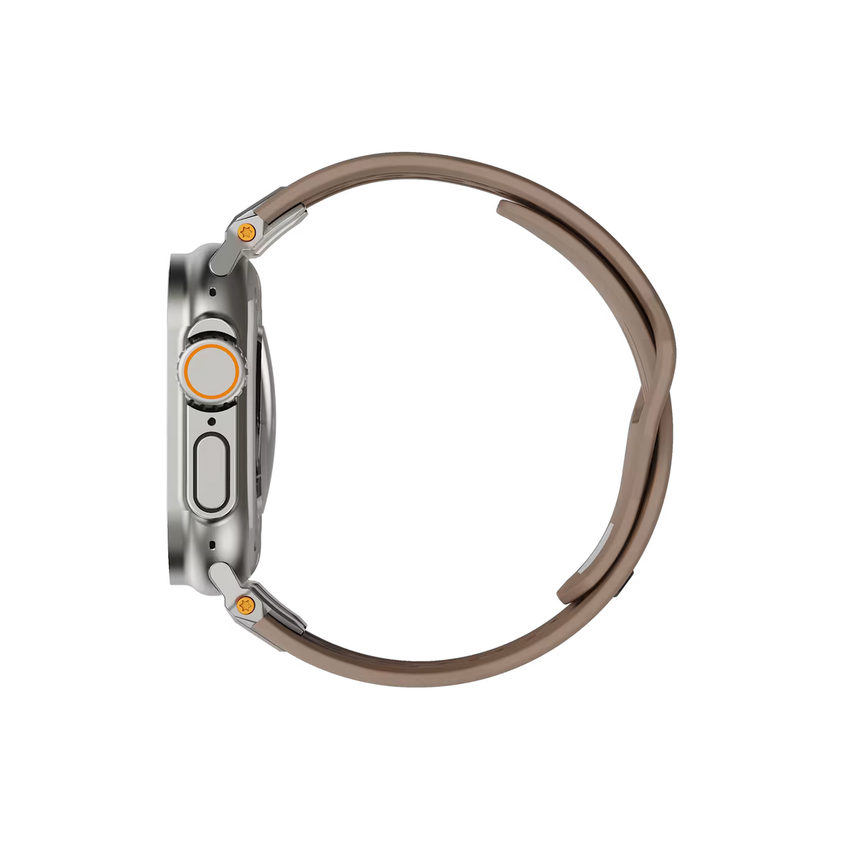 UAG รุ่น Monarch - สายนาฬิกา Apple Watch 42/44/45/49mm - สี Dark Earth/Titanium