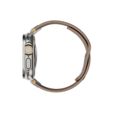 UAG รุ่น Monarch - สายนาฬิกา Apple Watch 42/44/45/49mm - สี Dark Earth/Titanium