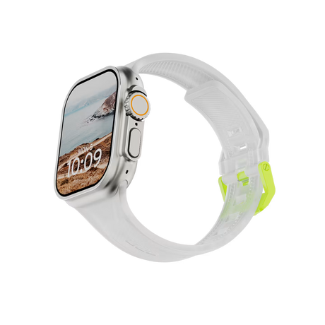 UAG รุ่น Scout - สายนาฬิกา Apple Watch 44/45/46/49mm - สี Smoke/Active Neon