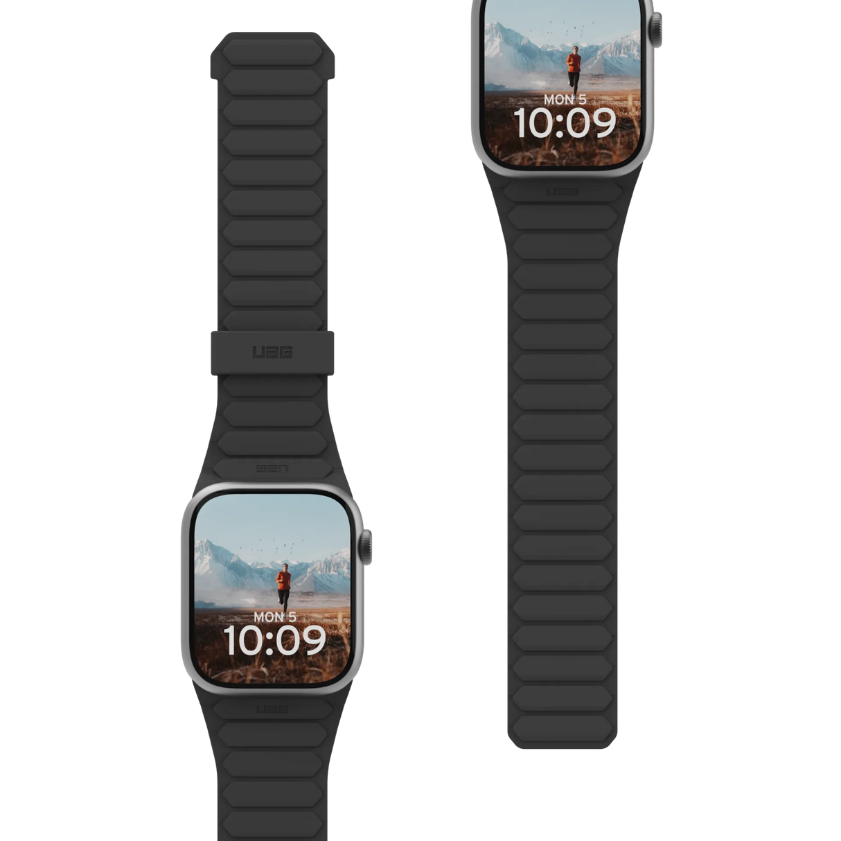 สายนาฬิกา UAG รุ่น Pathfinder - Apple Watch 42/44/45/49mm - สี Black/Titanium