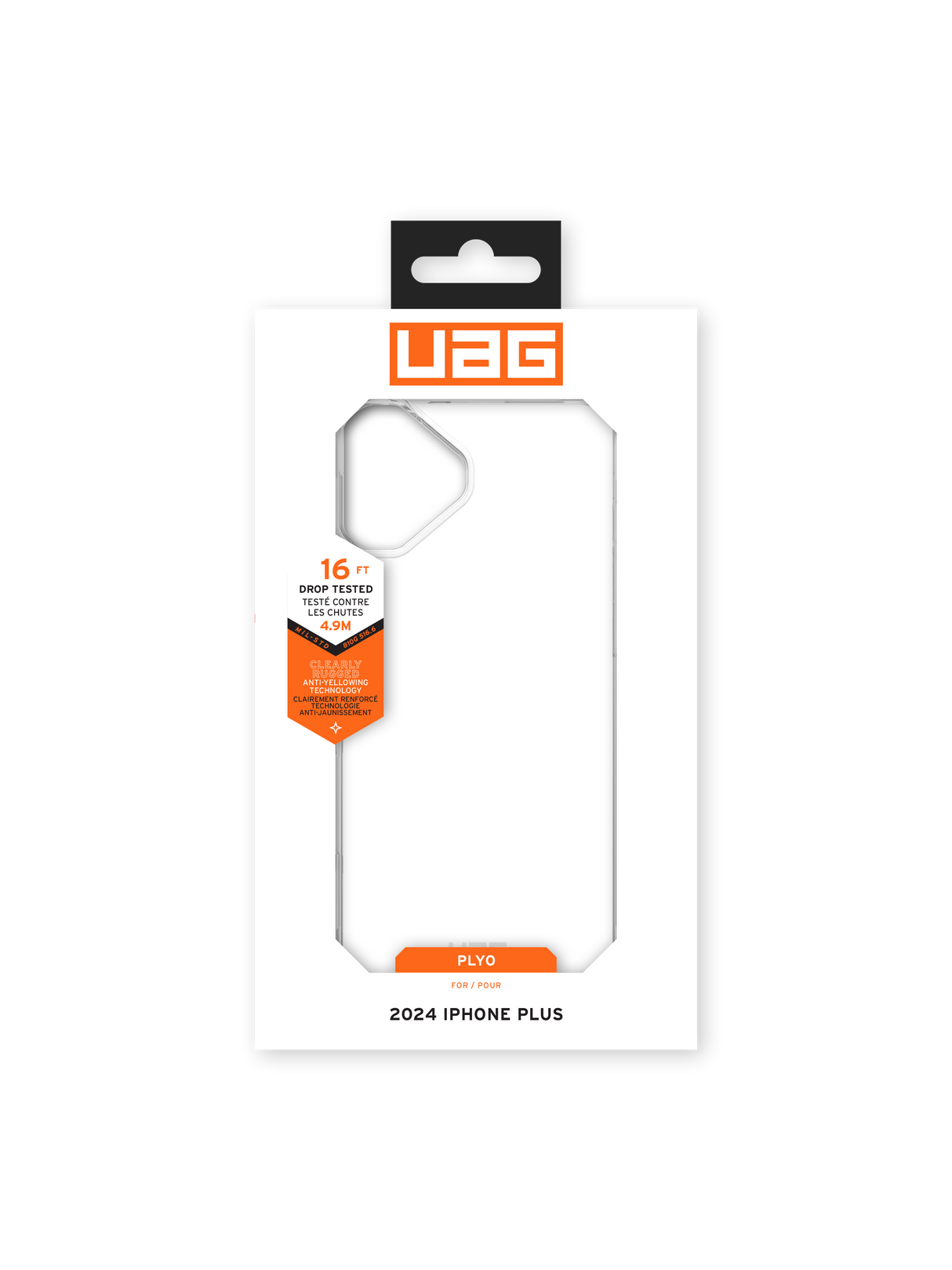 UAG รุ่น Plyo – เคส iPhone 16 Plus – สี Ice