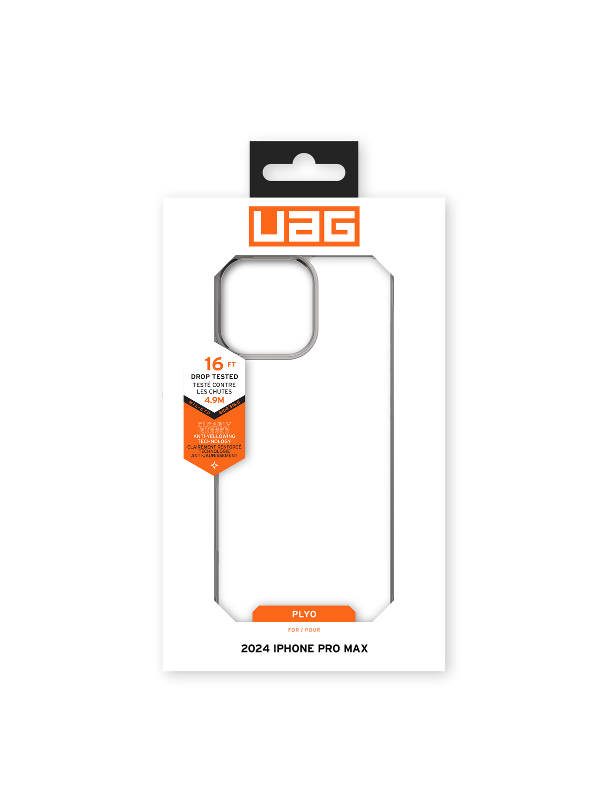 UAG รุ่น Plyo – เคส iPhone 16 Pro Max – สี Ash